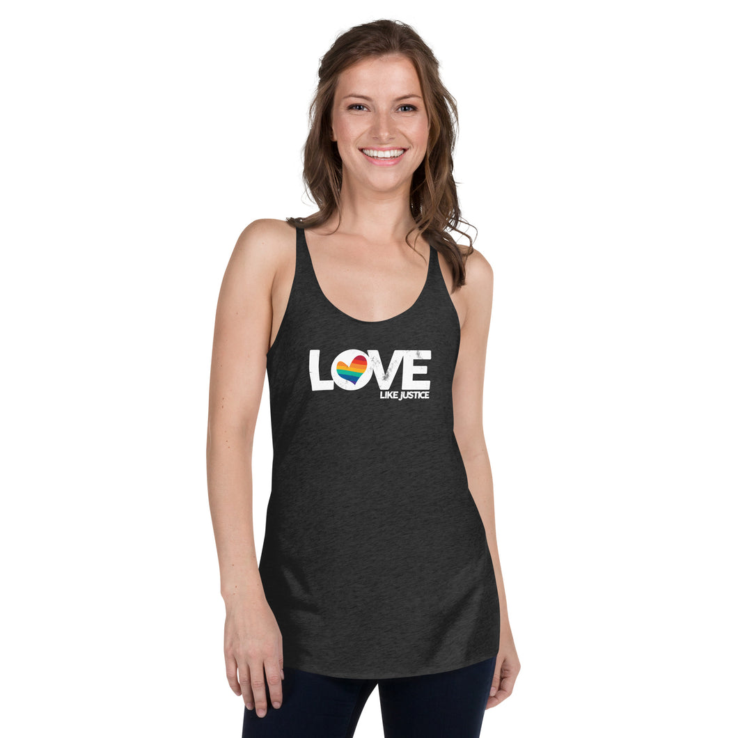 Love Women's Racerback Tank – Love Like Justice