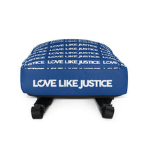 Load image into Gallery viewer, Love Like Justice Blue Backpack
