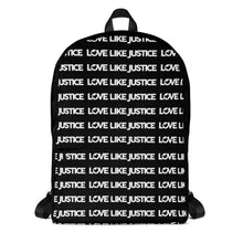 Load image into Gallery viewer, Love Like Justice Black Backpack
