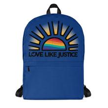 Load image into Gallery viewer, You Are My Sunshine Blue Backpack
