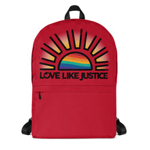 Load image into Gallery viewer, You Are My Sunshine Red Backpack
