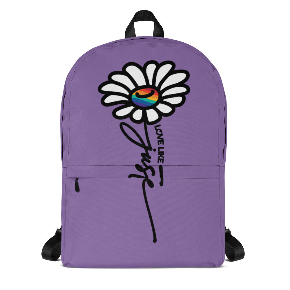LLJ Daisy Light Purple Backpack