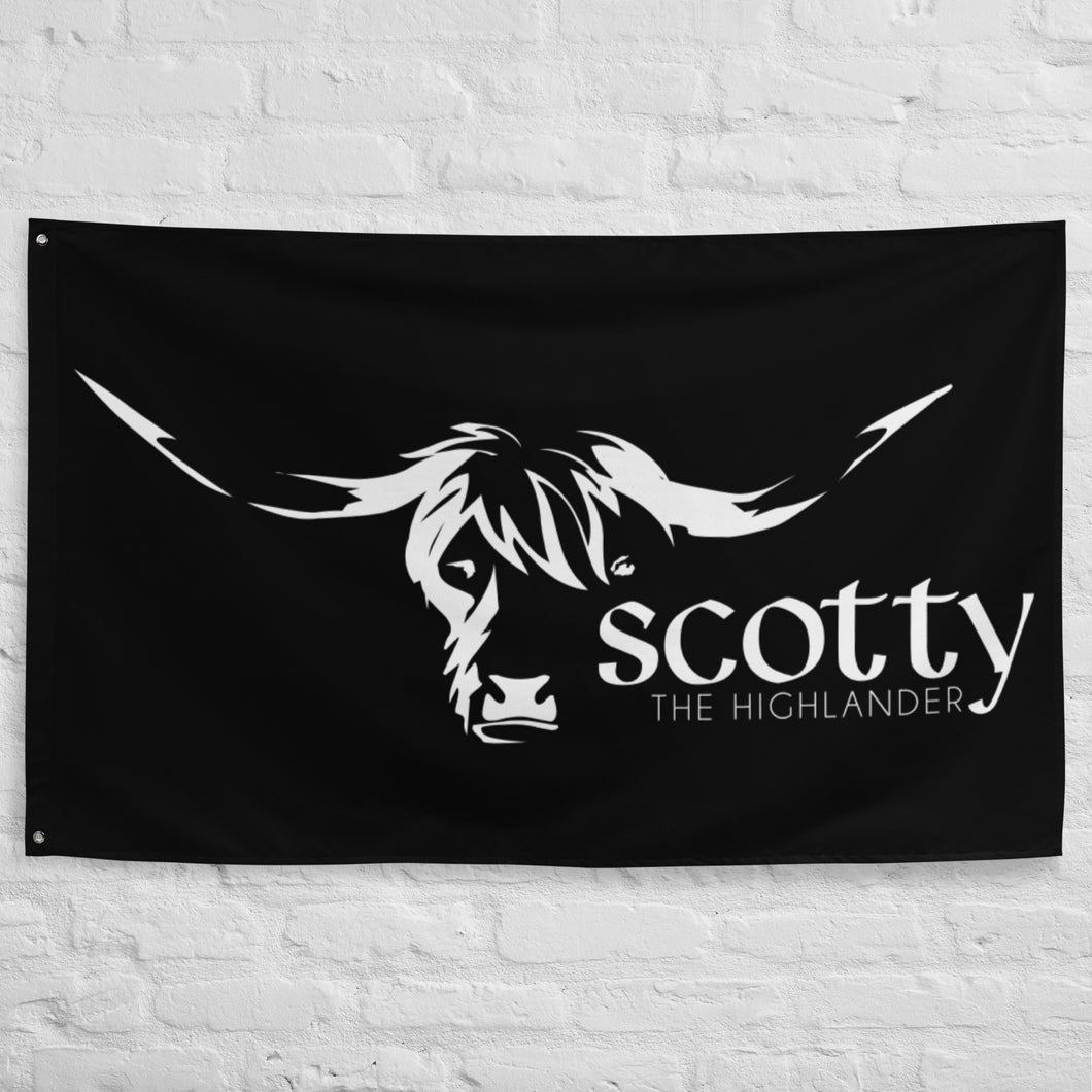 LLJ Scotty Highlander Flag