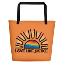 Load image into Gallery viewer, You Are My Sunshine Beach Bag - Love Like Justice
