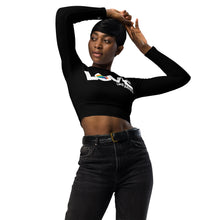Load image into Gallery viewer, Walk On The Wild Side Recycled Long-Sleeve Crop Top
