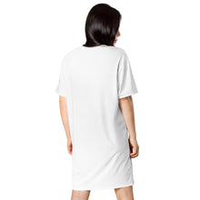 Load image into Gallery viewer, Smile With LLJ White T-shirt dress

