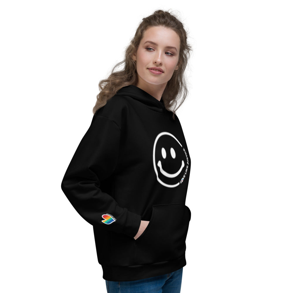 Hoodie with smiley face best sale