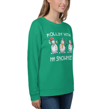 Load image into Gallery viewer, Rollin&#39; With Ma Snowmies Sweatshirt
