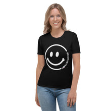 Load image into Gallery viewer, Smile With LLJ Women&#39;s T-shirt Black
