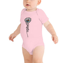 Load image into Gallery viewer, Daisy Onesie w/ Front &amp; Back Design - Love Like Justice
