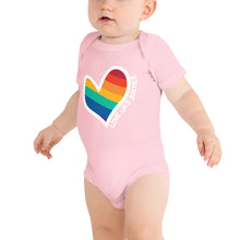 Load image into Gallery viewer, LLJ Heart Baby Short Sleeve One Piece
