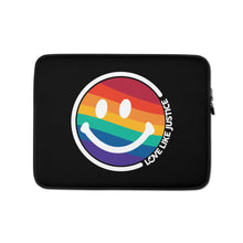 Load image into Gallery viewer, LLJ Smiley Face Laptop Sleeve
