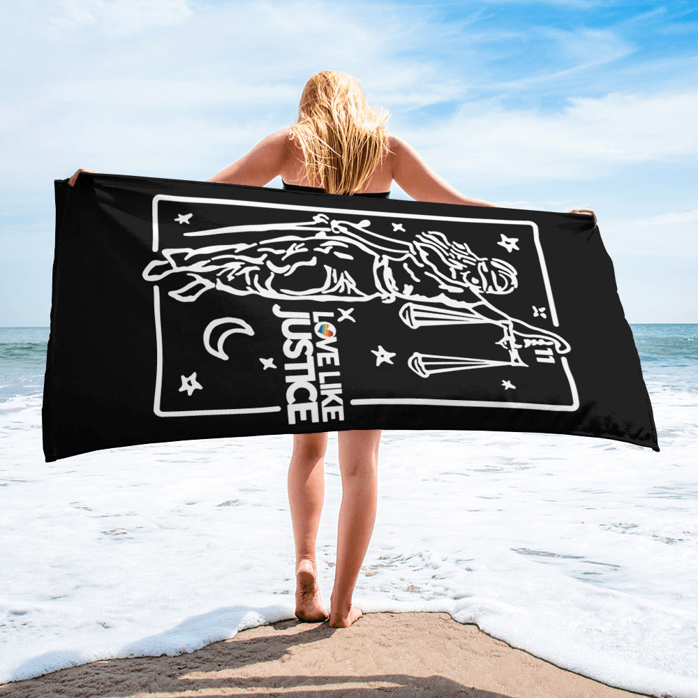 Connecting The Dots Beach Towel