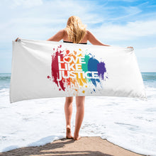 Load image into Gallery viewer, LLJ Color Splash Beach Towel
