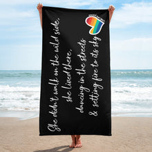 Load image into Gallery viewer, Walk on Wild Side Beach Towel
