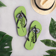 Load image into Gallery viewer, Daisy Flip Flops - Green - Love Like Justice
