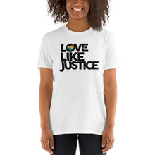 Load image into Gallery viewer, LLJ Tee w/ Front &amp; Back Design - Love Like Justice
