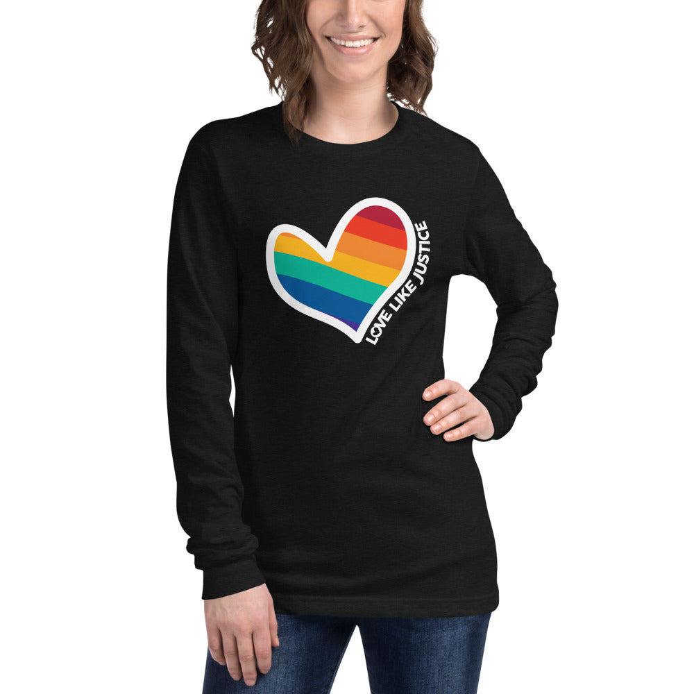 Big Heart Long Sleeve Tee – Love Like Justice