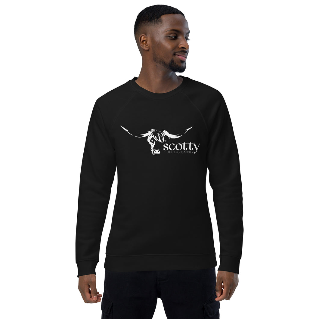 LLJ Scotty Highlander Organic Raglan Sweatshirt