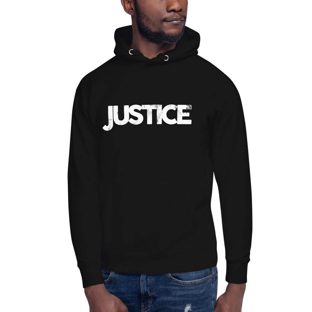 Pure Justice Hoodie - White Logo - Love Like Justice