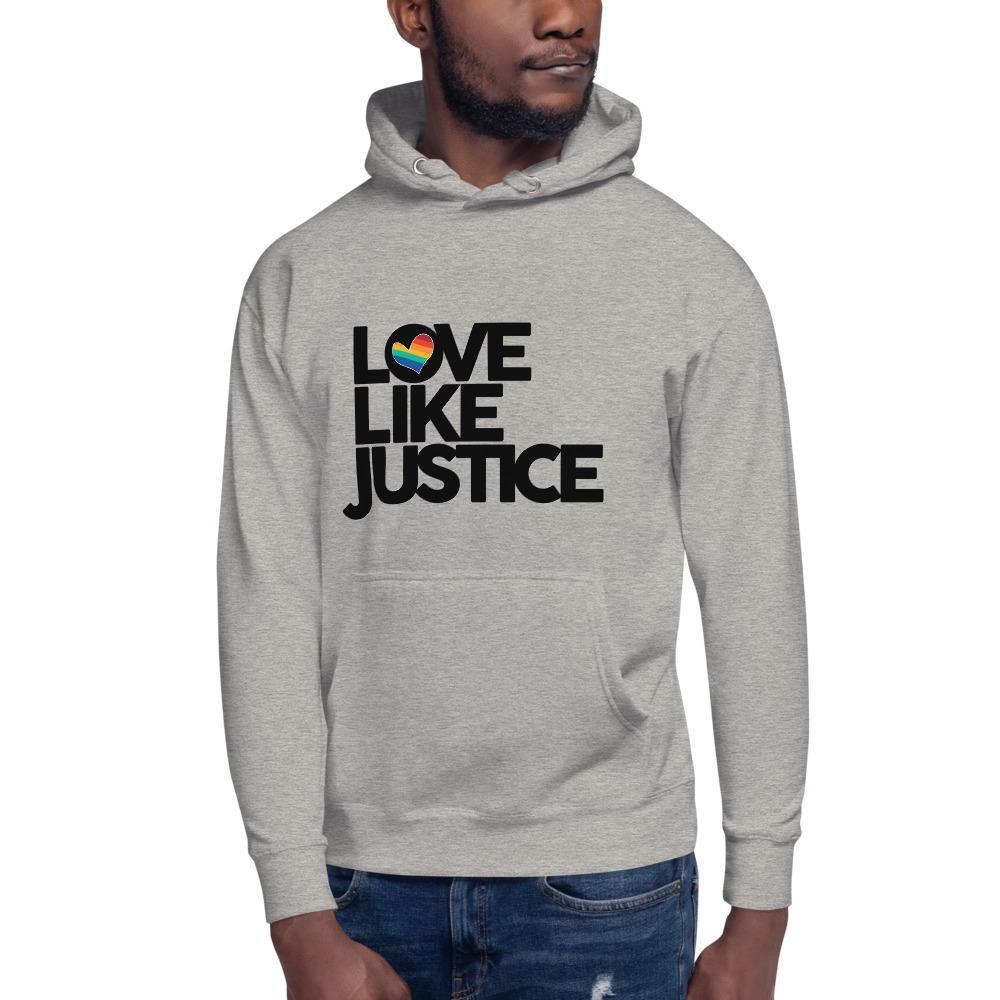 LLJ Hoodie - Black Logo - Love Like Justice