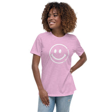 Load image into Gallery viewer, Smiley Face Women&#39;s Relaxed T-Shirt
