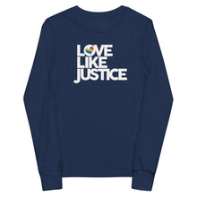 Load image into Gallery viewer, Love Like Justice Youth Long Sleeve Tee
